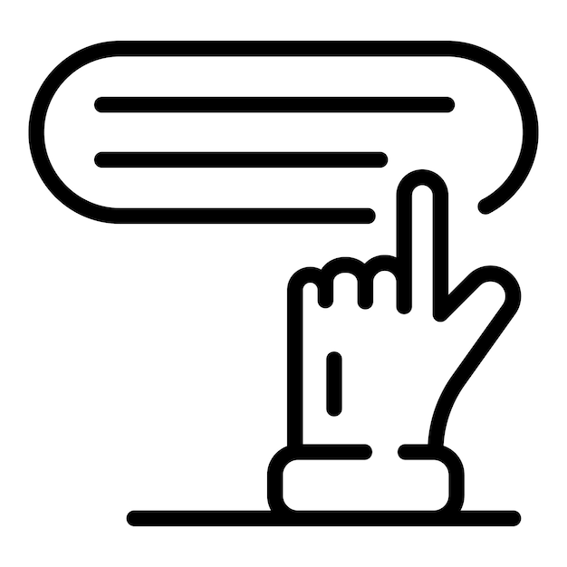Atm touch screen icon Outline atm touch screen vector icon for web design isolated on white background