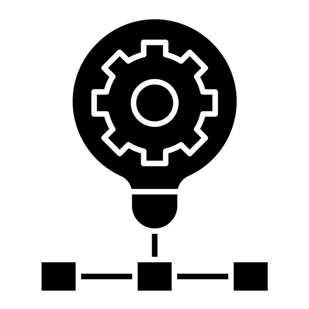 Automated Solutions Vector Illustration Style