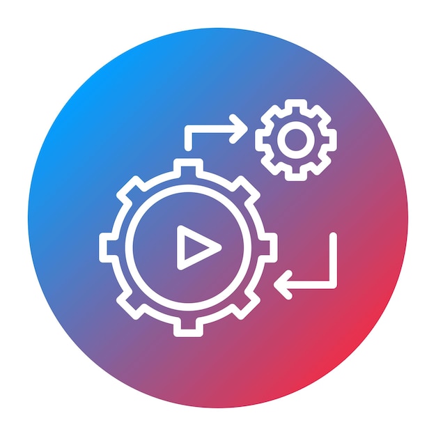 Automation icon vector image Can be used for Digital Disruption