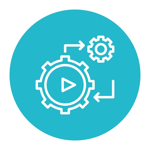 Automation icon vector image Can be used for Digital Disruption