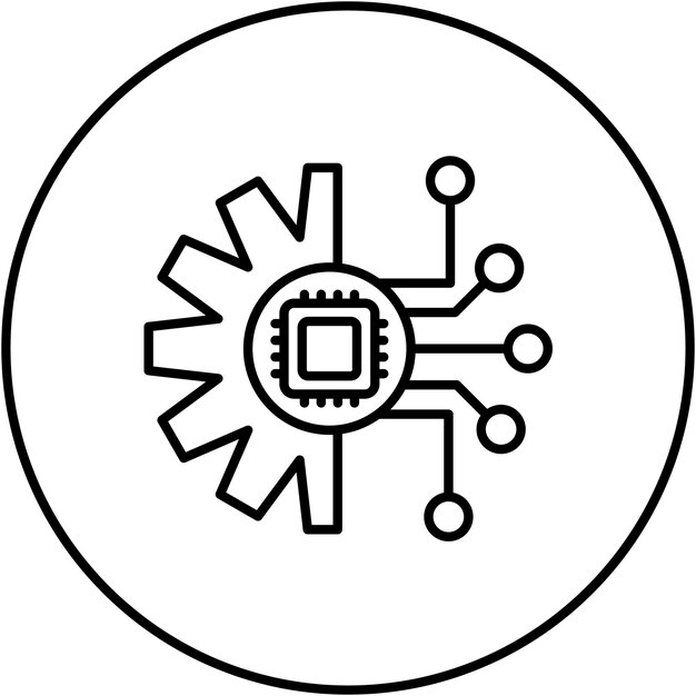 automation icon vector image can be used for factory