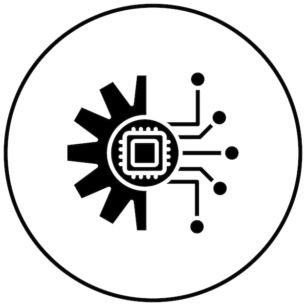 automation icon vector image can be used for factory
