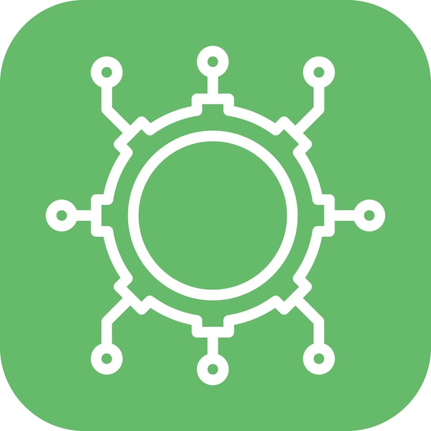 Automation Solutions icon vector image Can be used for Cyberpunk