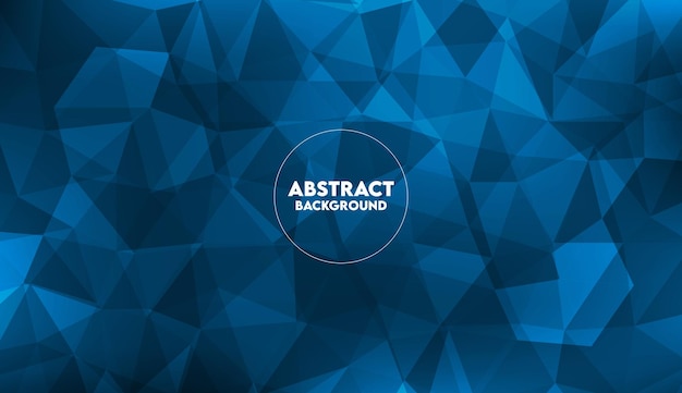 background abstract crystal blue glass