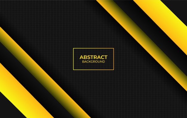 Background abstract yellow and black design