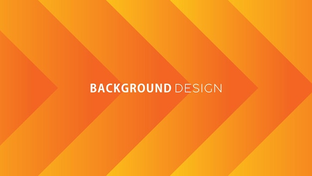 Background design with bright orange gradient color