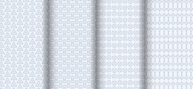 Background of white fabric with a pattern
