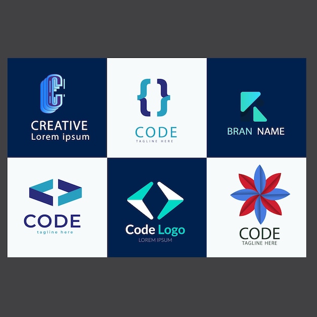Barevný znak, který říká code modře