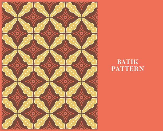 BATIK PATTERN WITH RETRO STYLE