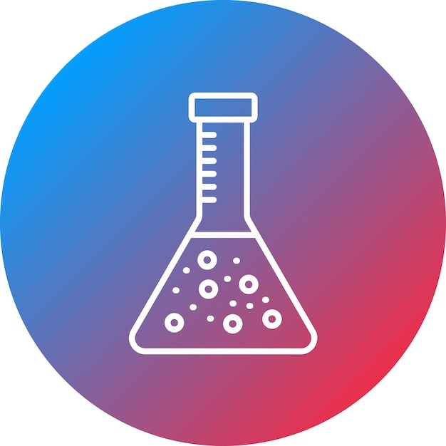 beaker icon vector image can be used for physics