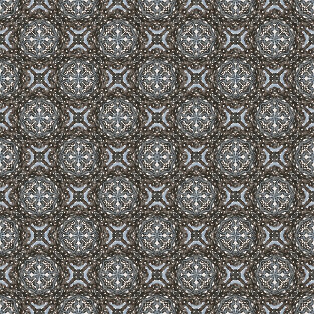 beautiful abstract blue flower and black background seamless fabric ethnic pattern background decorative graphic and fashion art