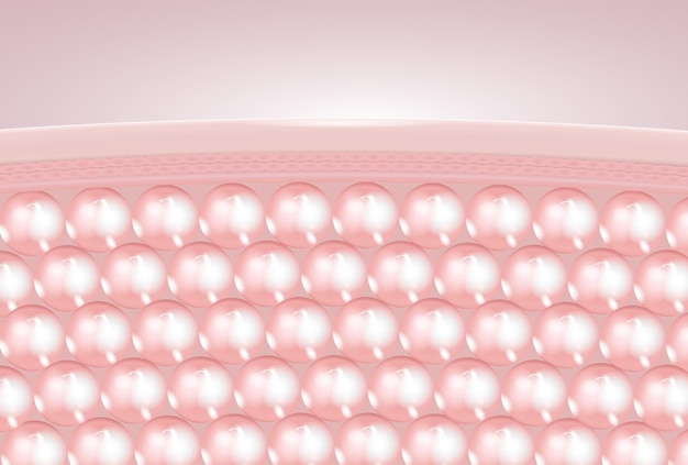 beauty advertising promotion background on facial skin