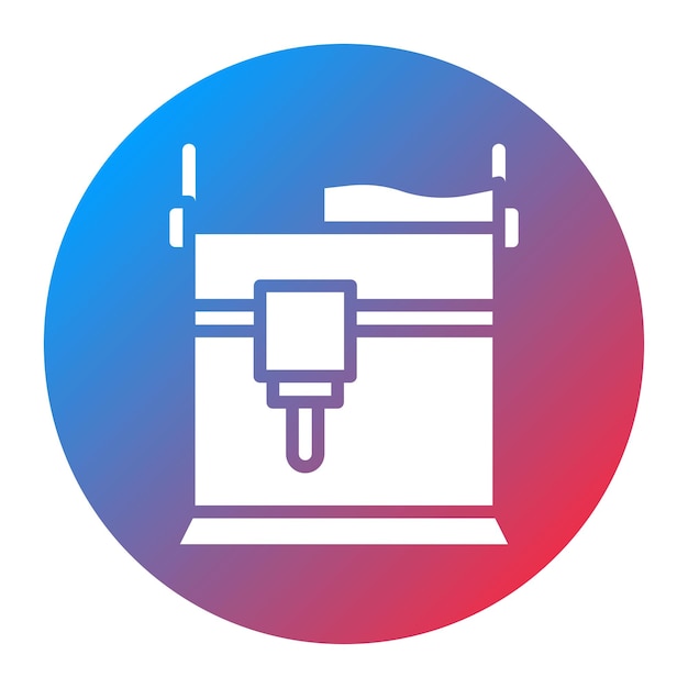 bed leveling icon vector image can be used for additive maufacturing