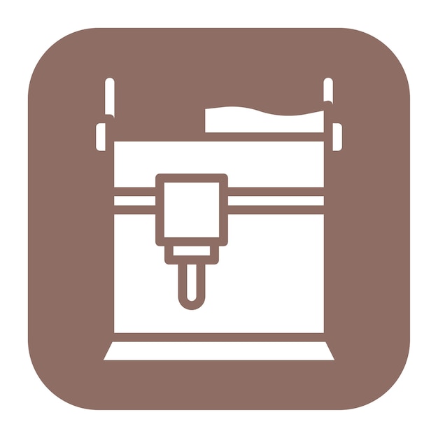 bed leveling icon vector image can be used for additive maufacturing