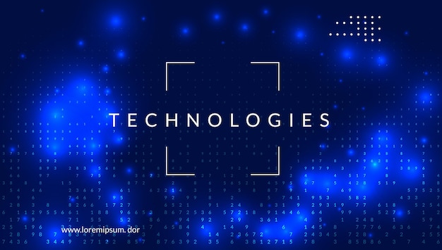 big data background technology for visualization artificial in