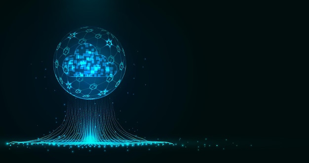 Big data is sent to store digital storage called the cloud