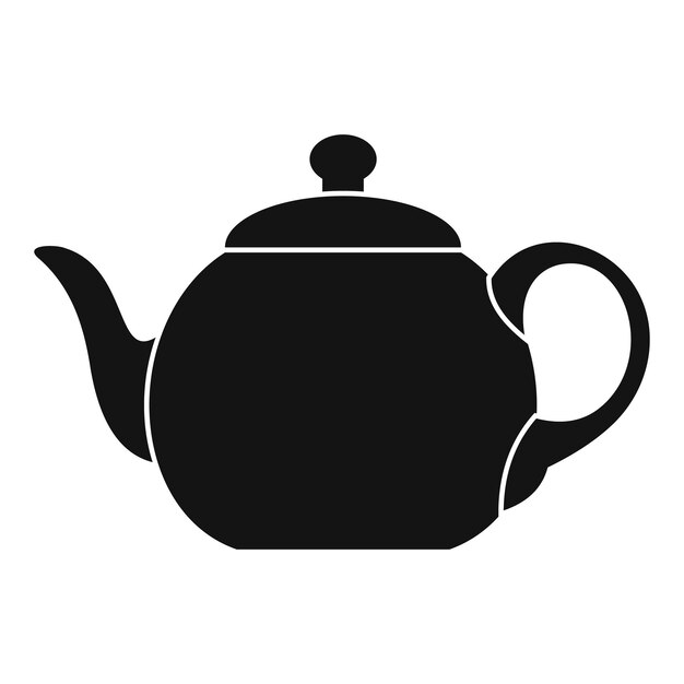 Big teapot icon Simple illustration of big teapot vector icon for web