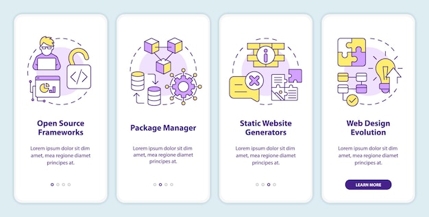Biggest digital development trends onboarding mobile app screen