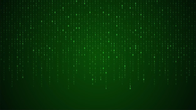 binary code abstract technology background global network