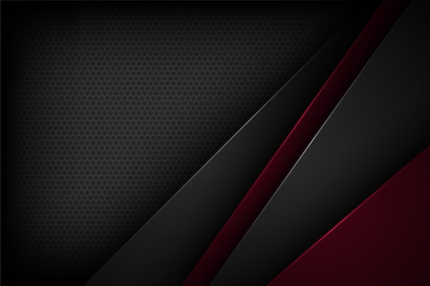 Black abstract background with overlapping characteristics.