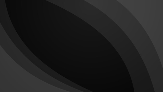black abstract gradient background wallpaper design vector image with curve line for backdrop or pre