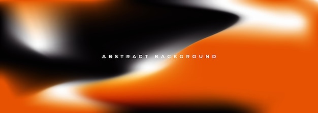 Black and orange color gradient holographic bright vector background abstract creative coloured