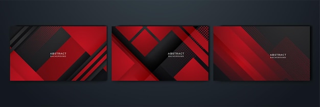 Black and red abstract background Abstract black grey metallic overlap red light hexagon mesh design modern luxury futuristic technology background vector illustration