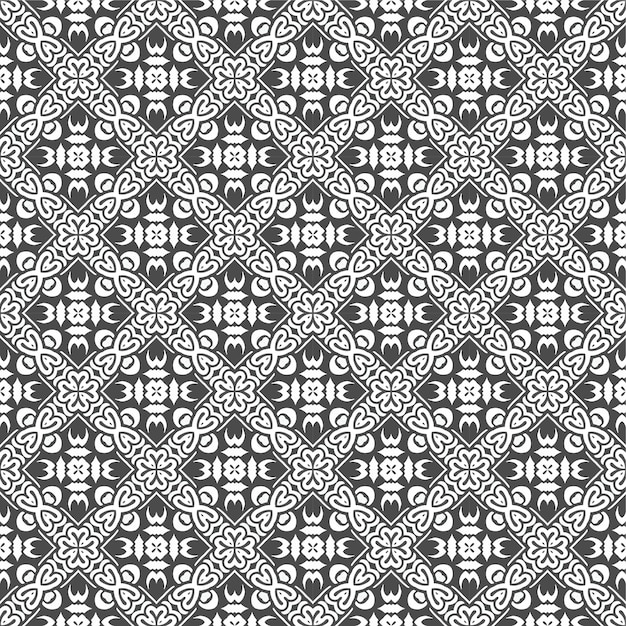 black and white seamless pattern design decorative background