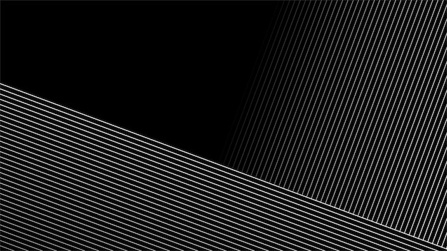 black background lines vector image abstract wallpaper for backdrop or decoration