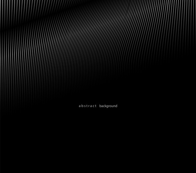 black background with line wave design