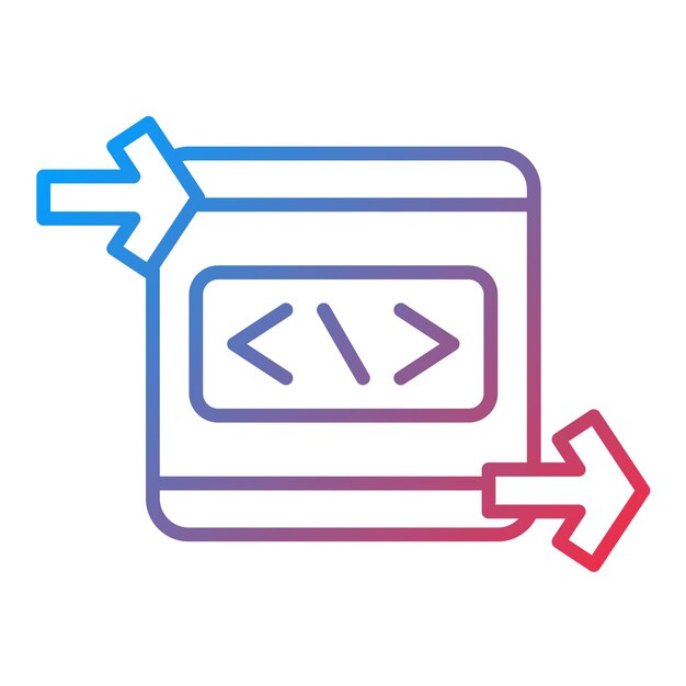 black box icon vector image can be used for no code