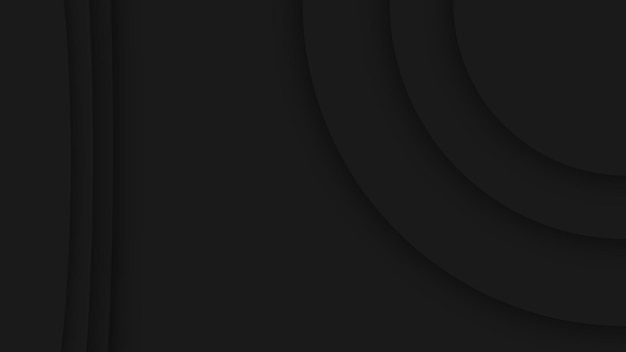 Black concentric circles abstract background graphic template design Circle design of free spaces