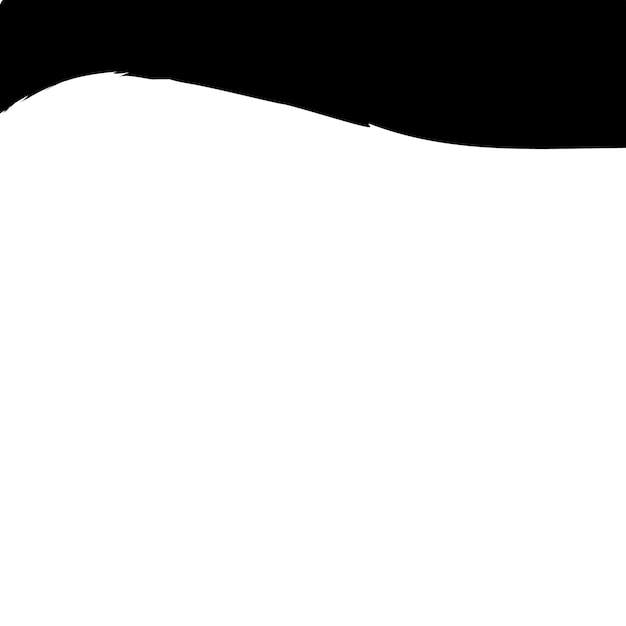 black design element vector template random shape isolated curved symbol