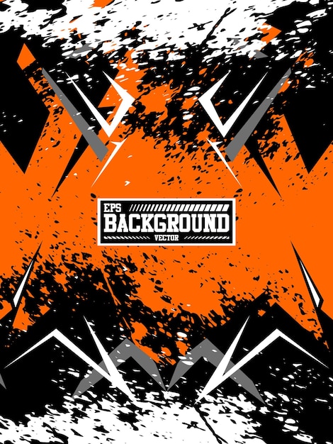 black grunge effect orange background