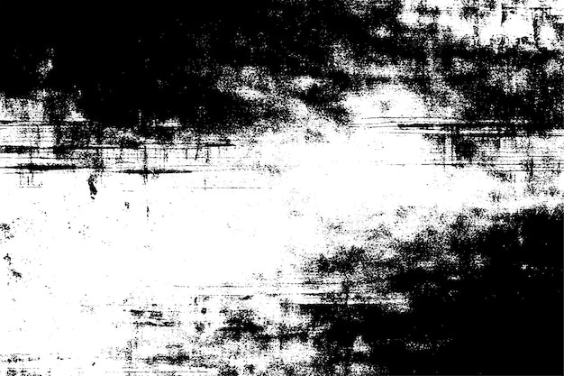 black monochrome grunge texture on white background vector illustration grunge overlay background