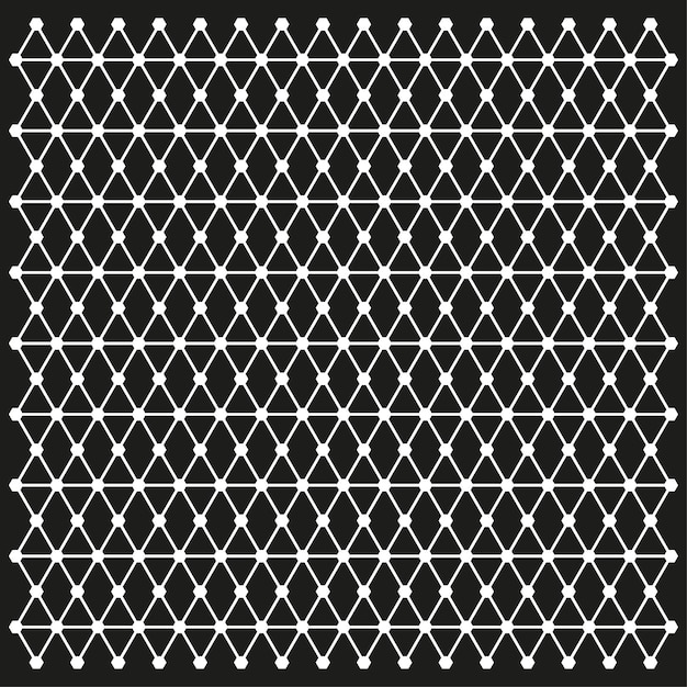 Black triangle pattern Dark geometric mesh Angular lattice texture Vector triangular grid
