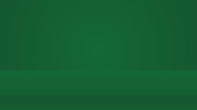 blank green studio scene background for product display backdrop and graphic design element
