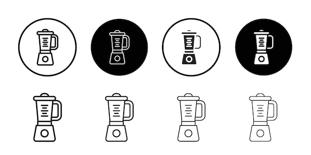 Blender icon Line Art Logo set