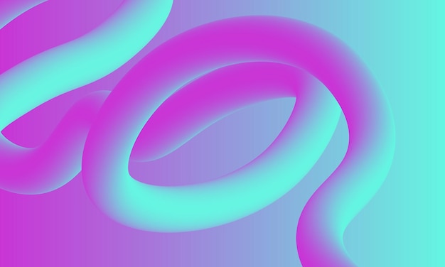 blue and purple illustration of 3d balls and pipe on gradient background