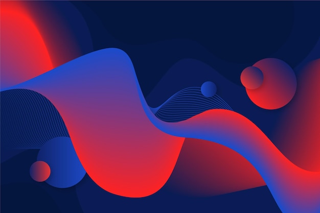blue and red abstract background
