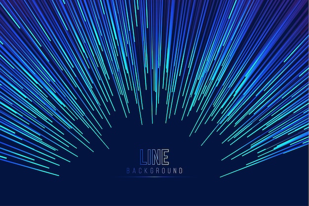 blue background with a burst of light rays