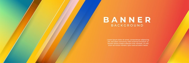 blue background with orange and yellow color composition in abstract. abstract backgrounds with a combination of lines and circle dots can be used for your ad banners, sale banner template, and more.