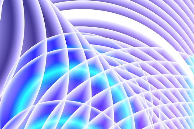 Blue color geometric creative 3d optical illusion illustrated gradient abstract and wavy style with background