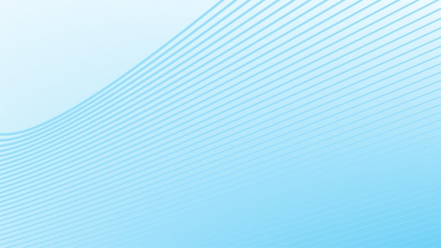 Blue gradient abstract background with curve line