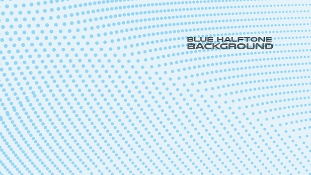 Blue halftone abstract background vector image for backdrop or presentation