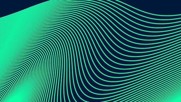 blue light curve lines abstract background vector image