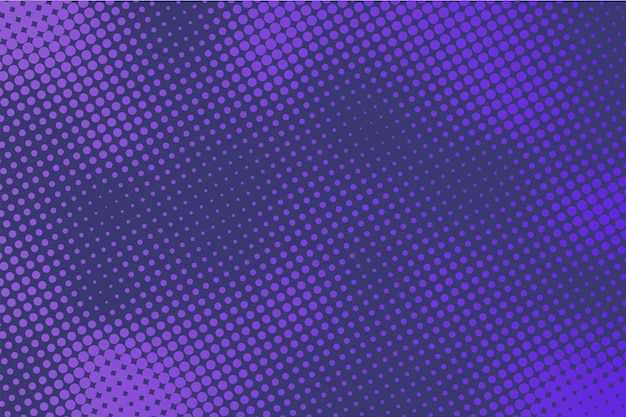 blue pop art background with halftone polka dots in retro comic style vector template