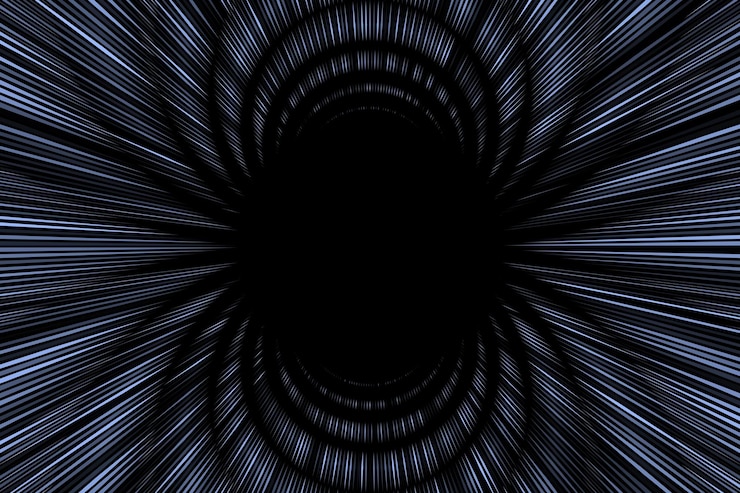Vektor blue sound waves wallpaper abstract background