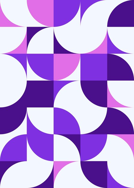 Blue violet geometric shapes pattern