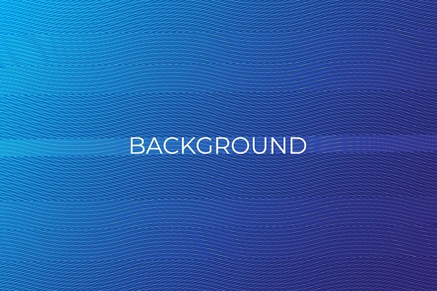 Blue wave background with lines
